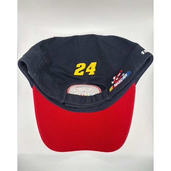 Jeff Gordon #24 Motorsports Hat Cap Navy Chase NASCAR Vintage Y2K w/ Tag - Picture 3 of 4